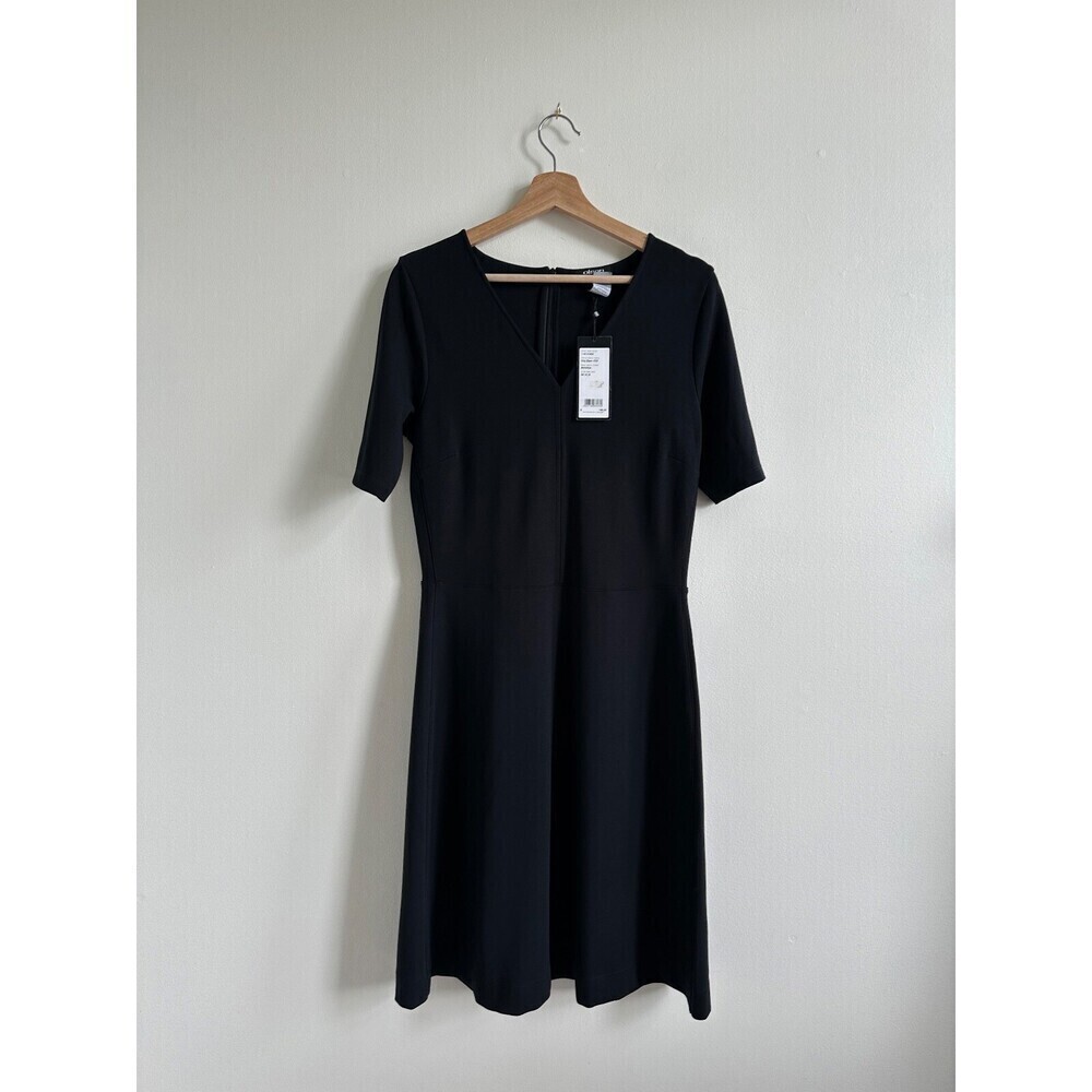 Sigrid Olsen Dress S 6 NWT Women's black Dress A Line $189